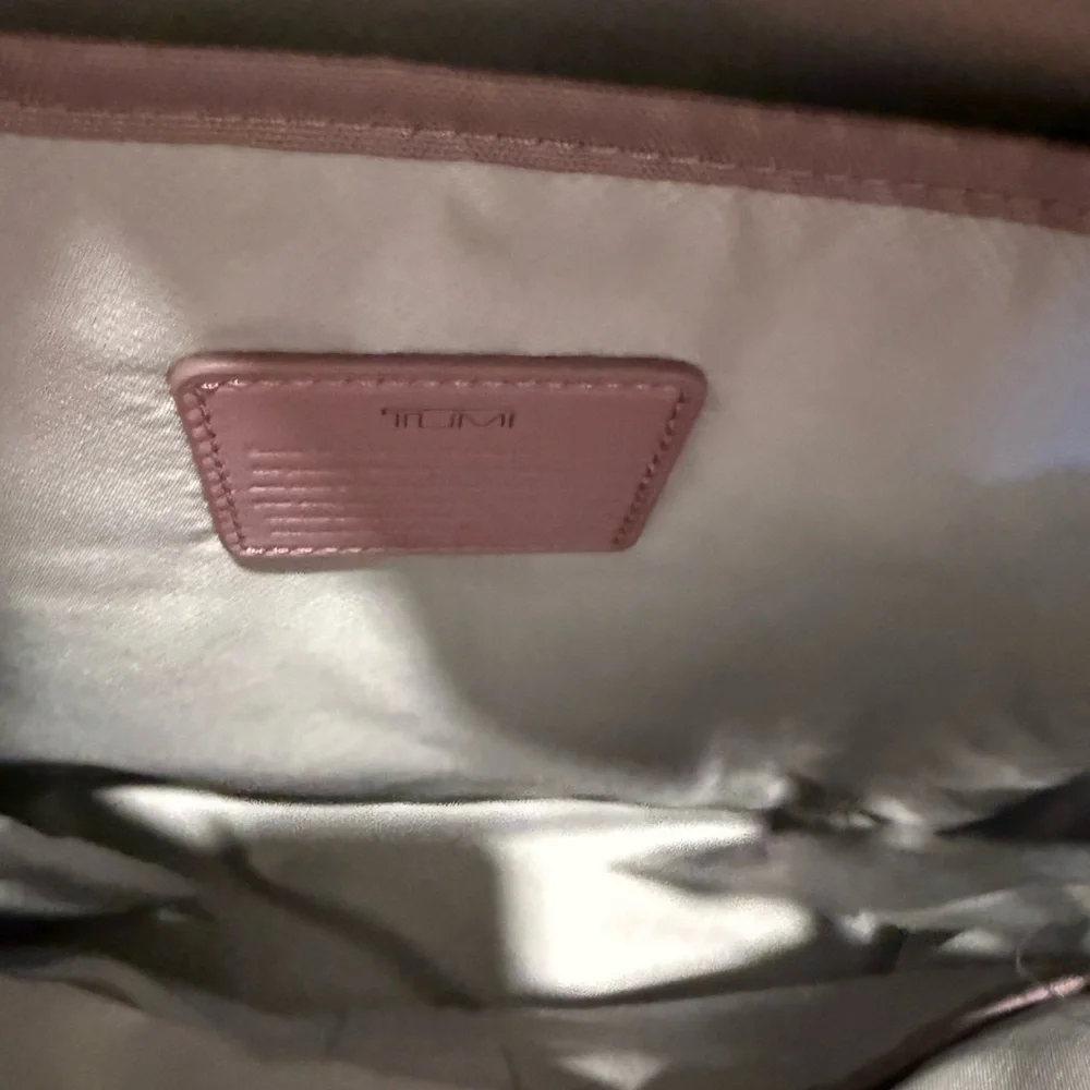 Tumi Harriett Dusty Rose Backpack with Gun Metal Hardware 13” Laptop
